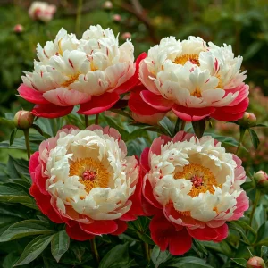 Пион Коралловый Каскад купить по цене от 490р. в интернет-магазине «Посадика» с доставкой почтой в в Аркадаке и по всей России – [изображение №1].